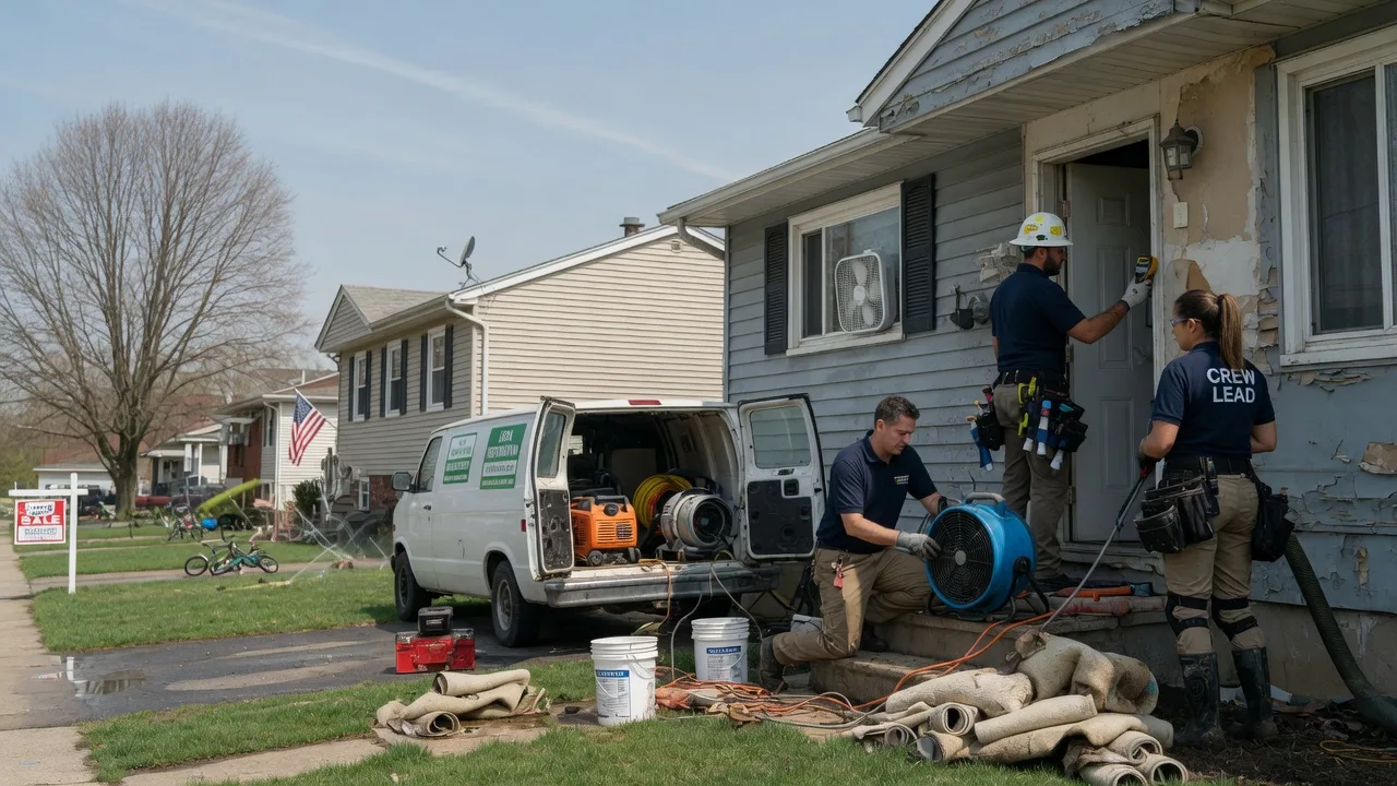 Flood Cleanup in Evansport, OH near me